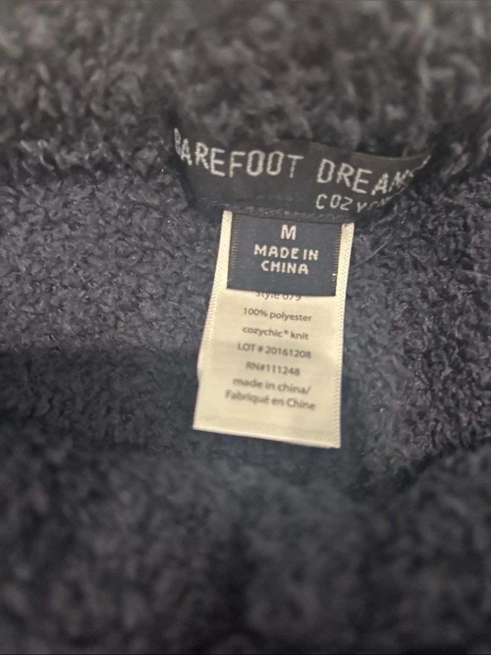 Barefoot Dreams washed but